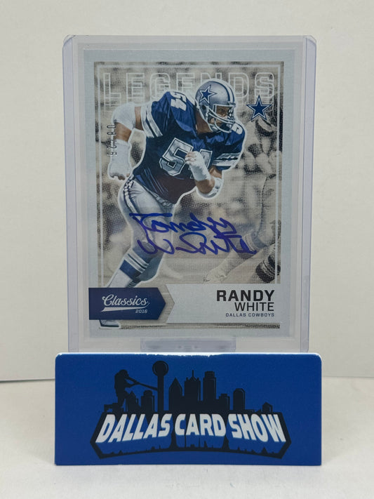 2016 Panini Classic #151 Randy White legends Autograph /25 Dallas Cowboys