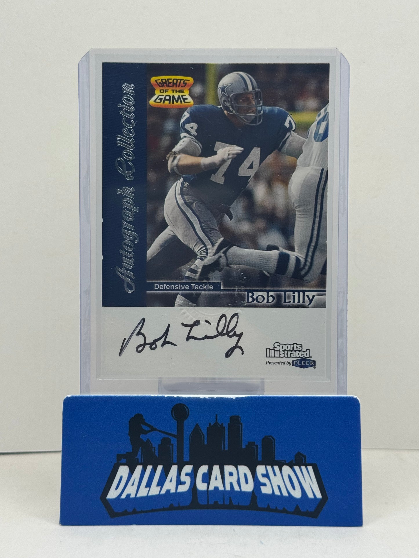 1999 Fleer Greats Of The Game Bob Lilly Sports Illustrated Autograph