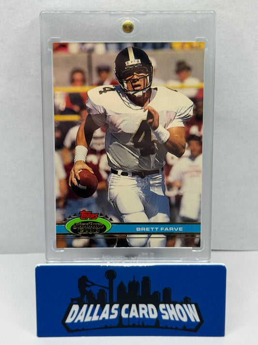 1991 Topps Stadium Club #94 Brett Favre Rookie Card