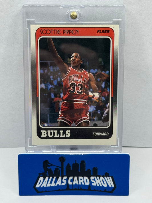 1987-88 Fleer #20 Scottie Pippen Rookie Card