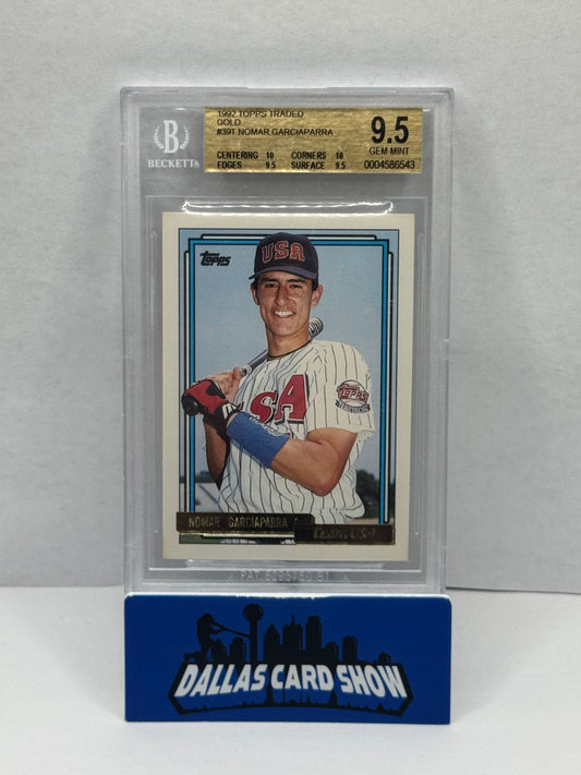 1992 Topps Traded Gold #39T Nomar Garciaparra BGS 9.5 Rookie Card