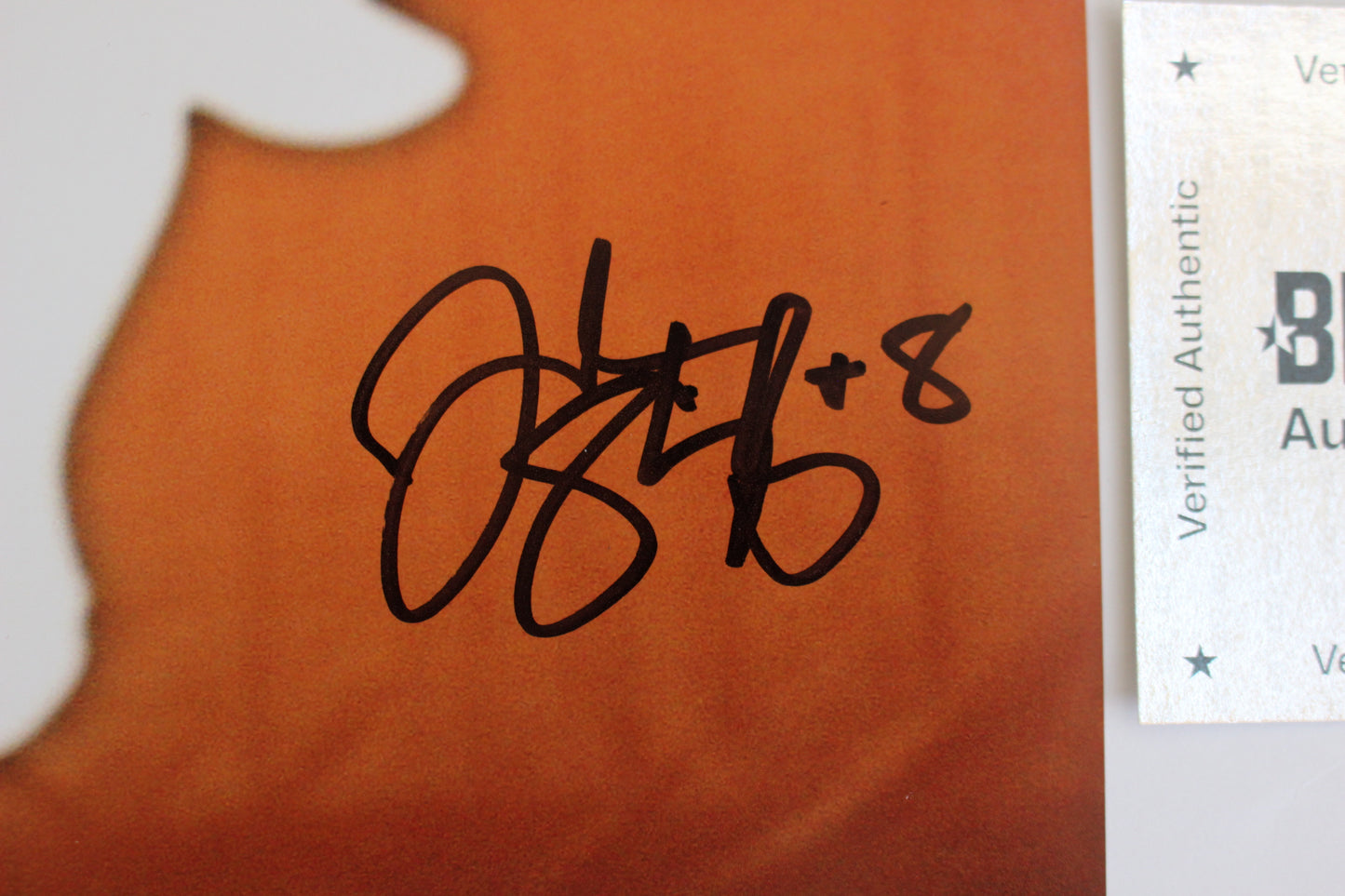 JORDAN SHIPLEY TEXAS LONGHORNS SIGNED 8x10 PHOTO UT LOGO BAS