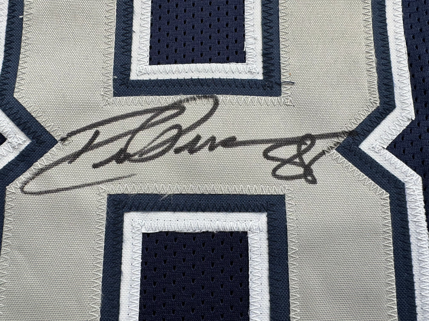 DREW PEARSON DALLAS COWBOYS SIGNED BLUE JERSEY w/HOF 21 Inscription BAS