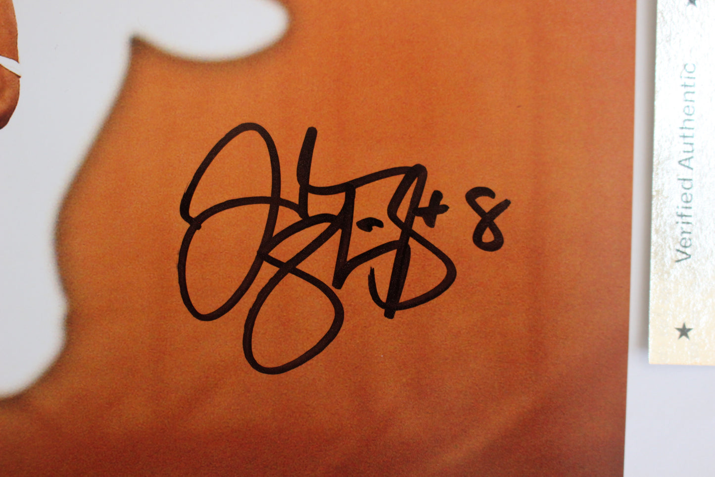 JORDAN SHIPLEY TEXAS LONGHORNS SIGNED 8x10 PHOTO UT LOGO BAS