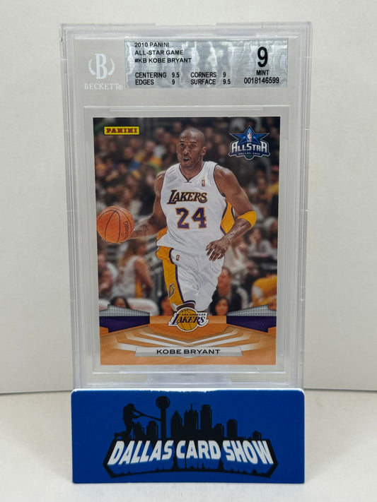 2010 Panini #K8 Kobe Bryant All-Star Game BGS 9
