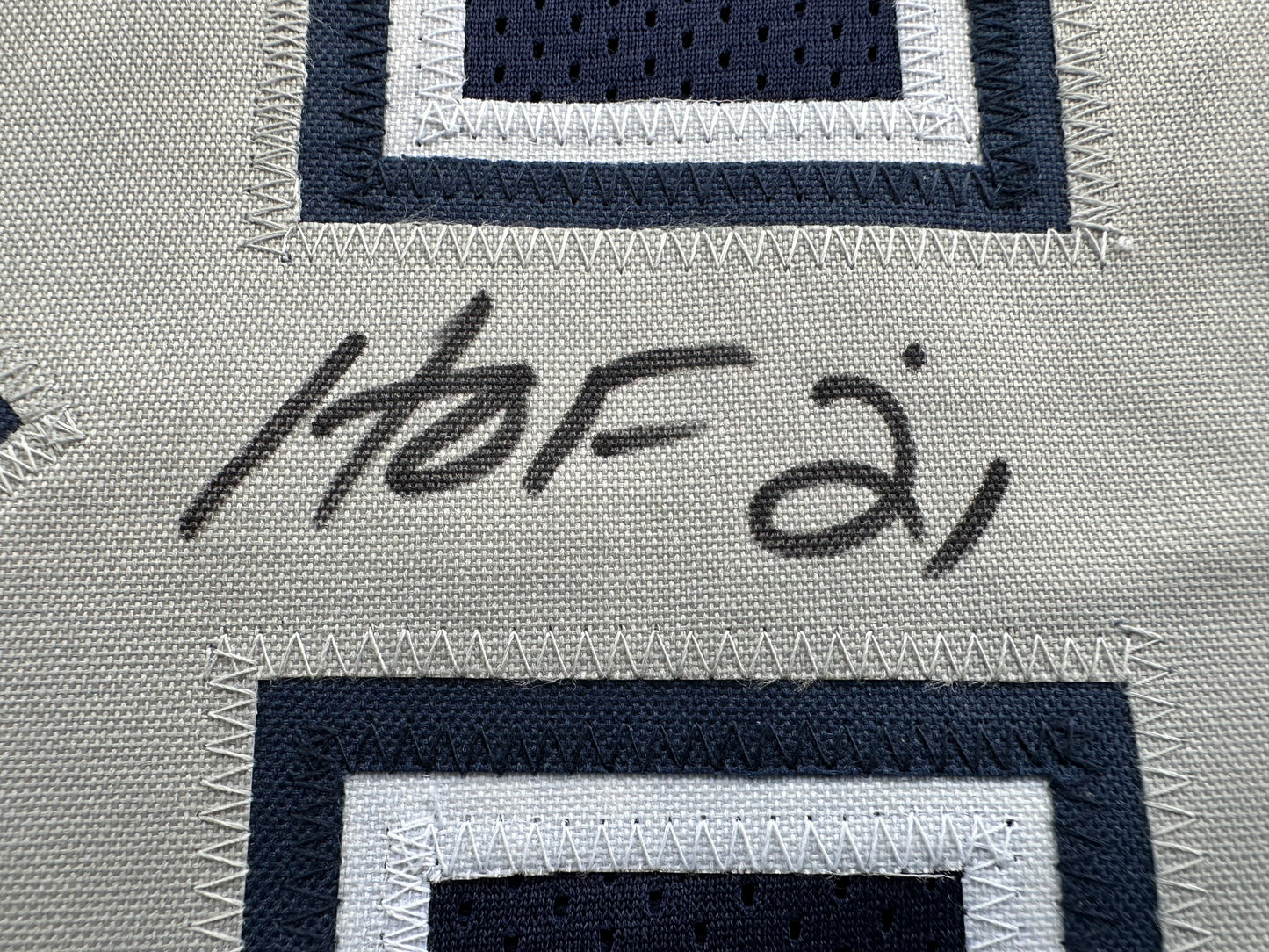 DREW PEARSON DALLAS COWBOYS SIGNED BLUE JERSEY w/HOF 21 Inscription BAS