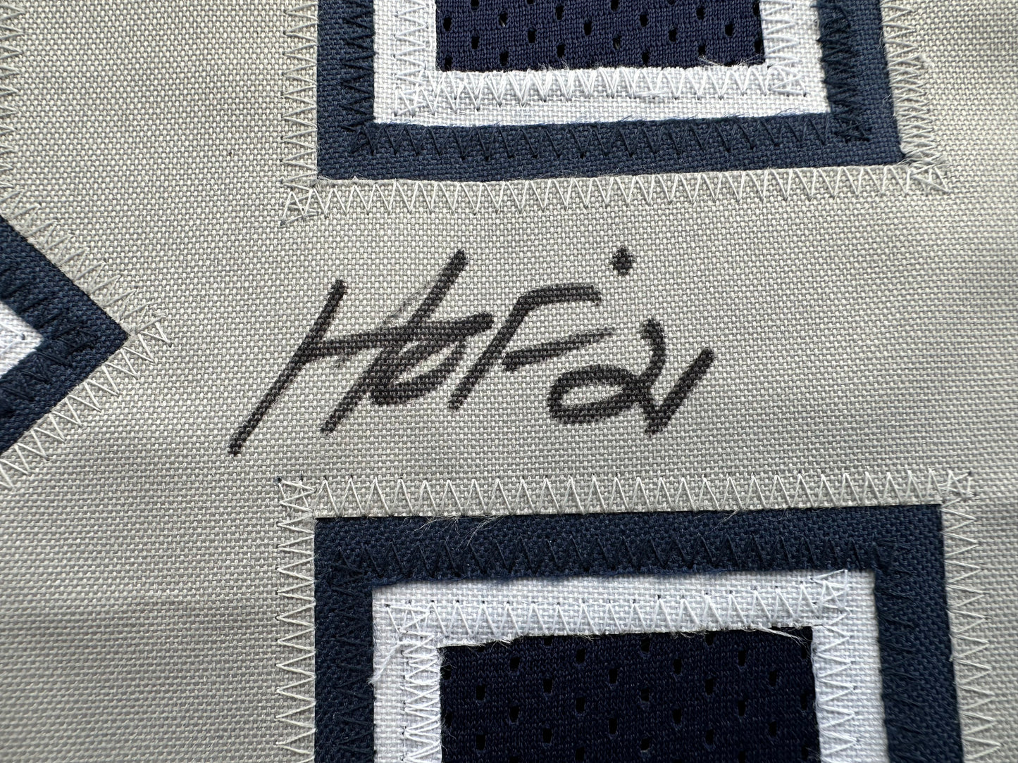 DREW PEARSON DALLAS COWBOYS SIGNED BLUE JERSEY w/HOF 21 Inscription BAS