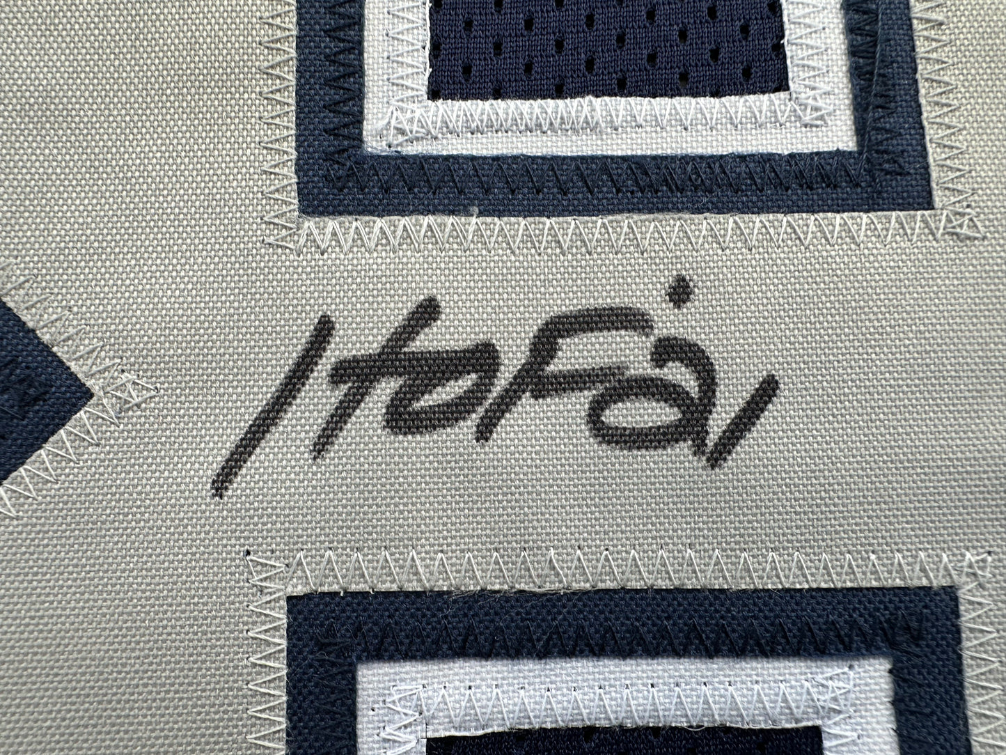 DREW PEARSON DALLAS COWBOYS SIGNED BLUE JERSEY w/HOF 21 Inscription BAS