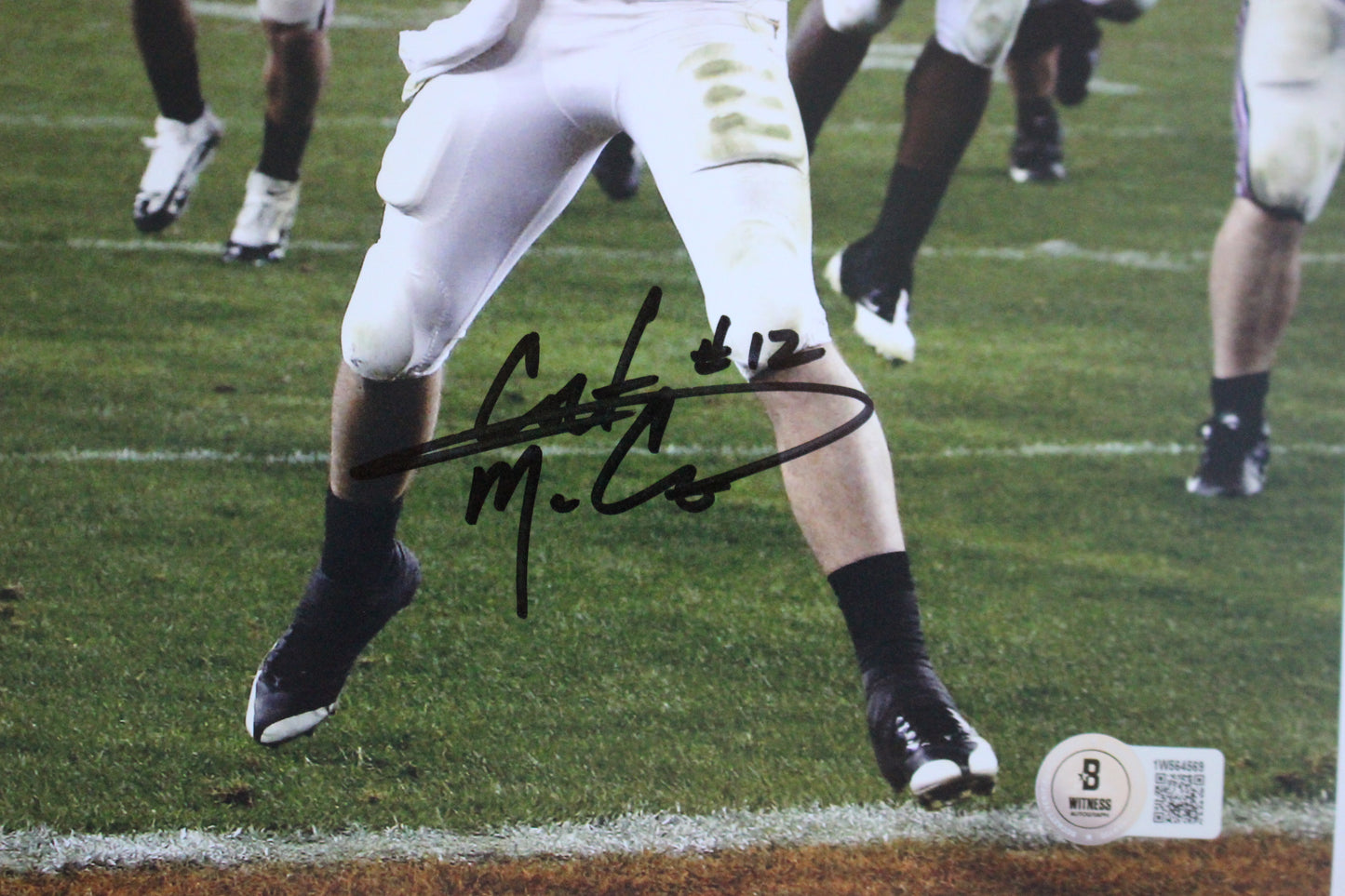 COLT MCCOY TEXAS UT LONGHORNS SIGNED 8x10 PHOTO Touchdown BAS COA