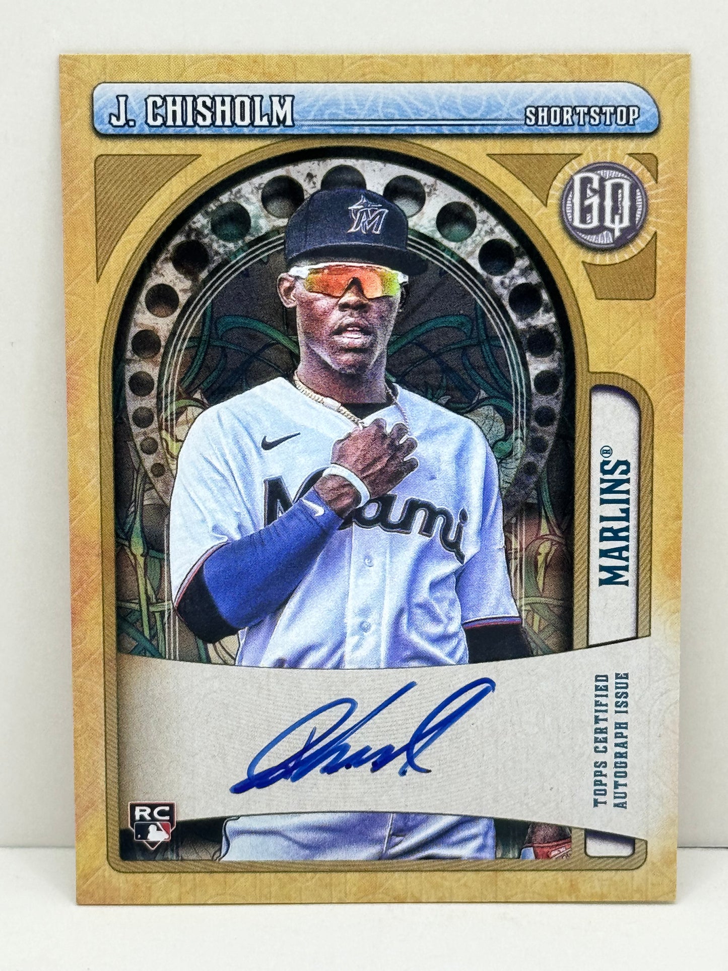 2021 Gypsy Queen #GQA-JC Jazz Chisholm Rookie Gypsy Queen Autograph Yankee's