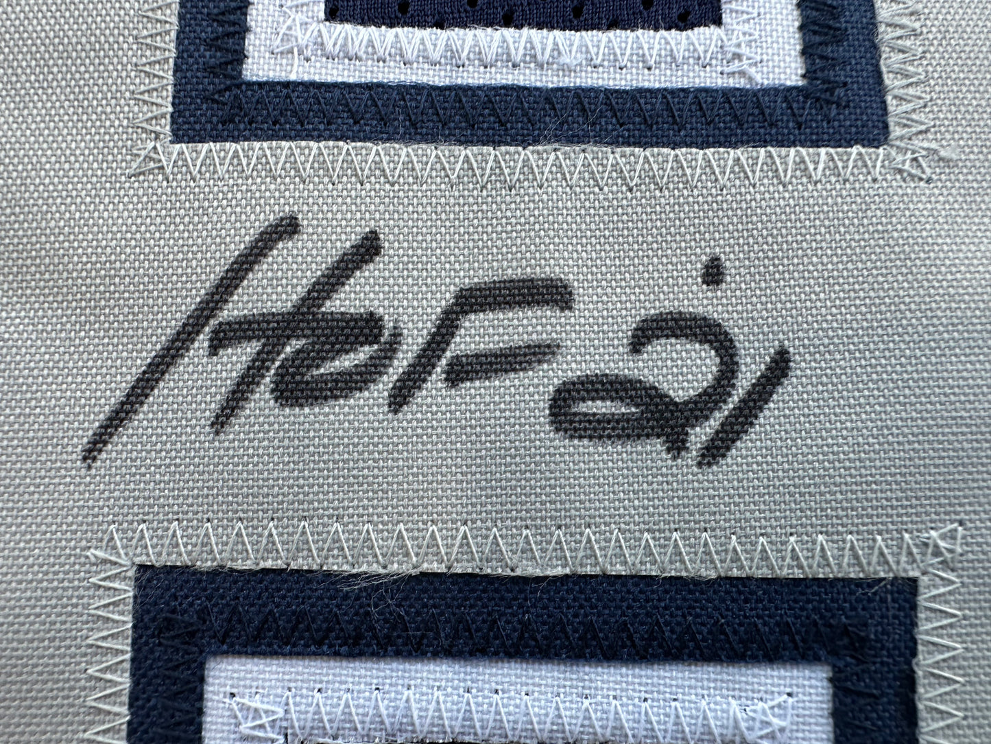 DREW PEARSON DALLAS COWBOYS SIGNED BLUE JERSEY w/HOF 21 Inscription BAS