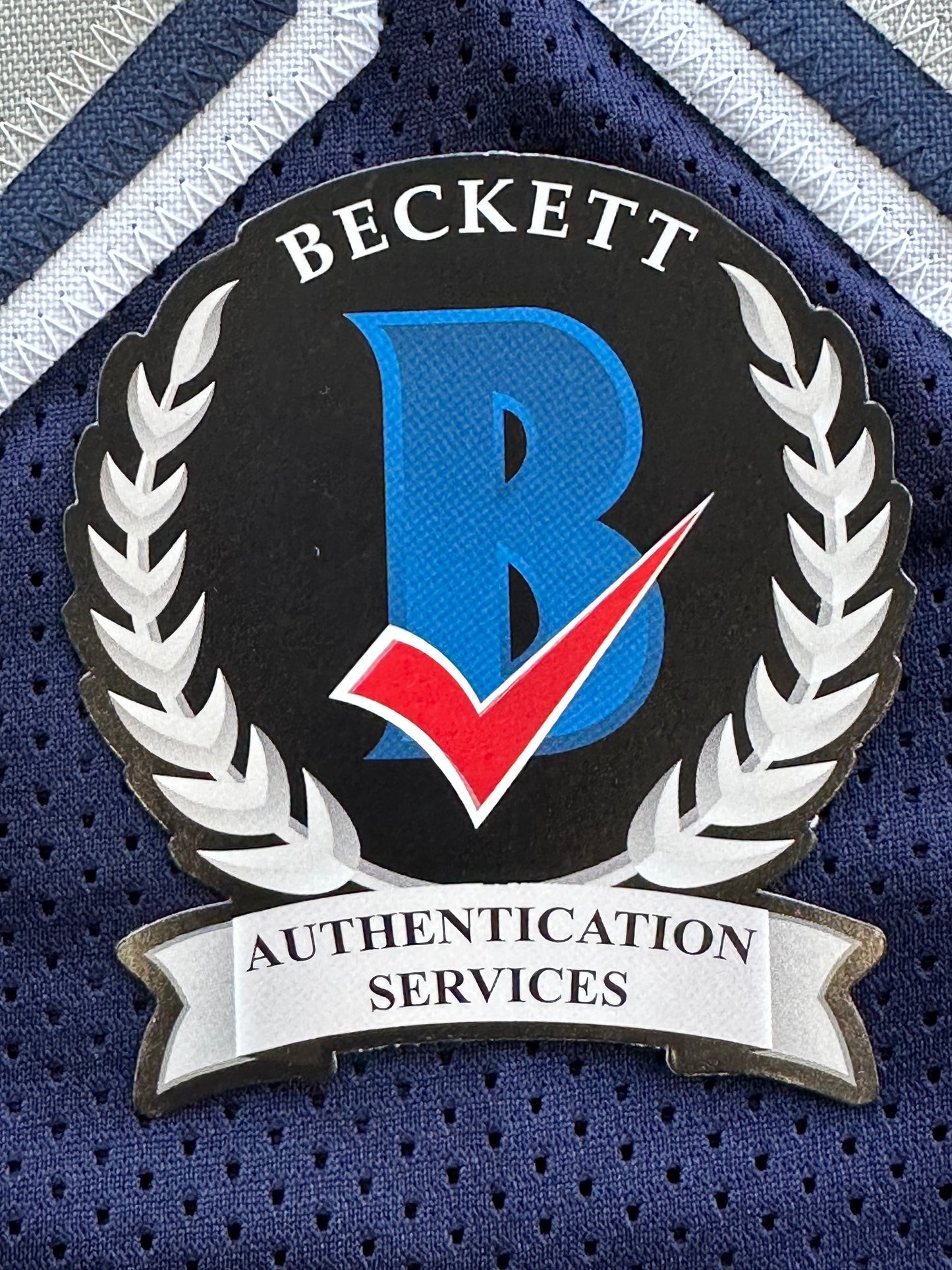 DREW PEARSON DALLAS COWBOYS SIGNED BLUE JERSEY w/HOF 21 Inscription BAS