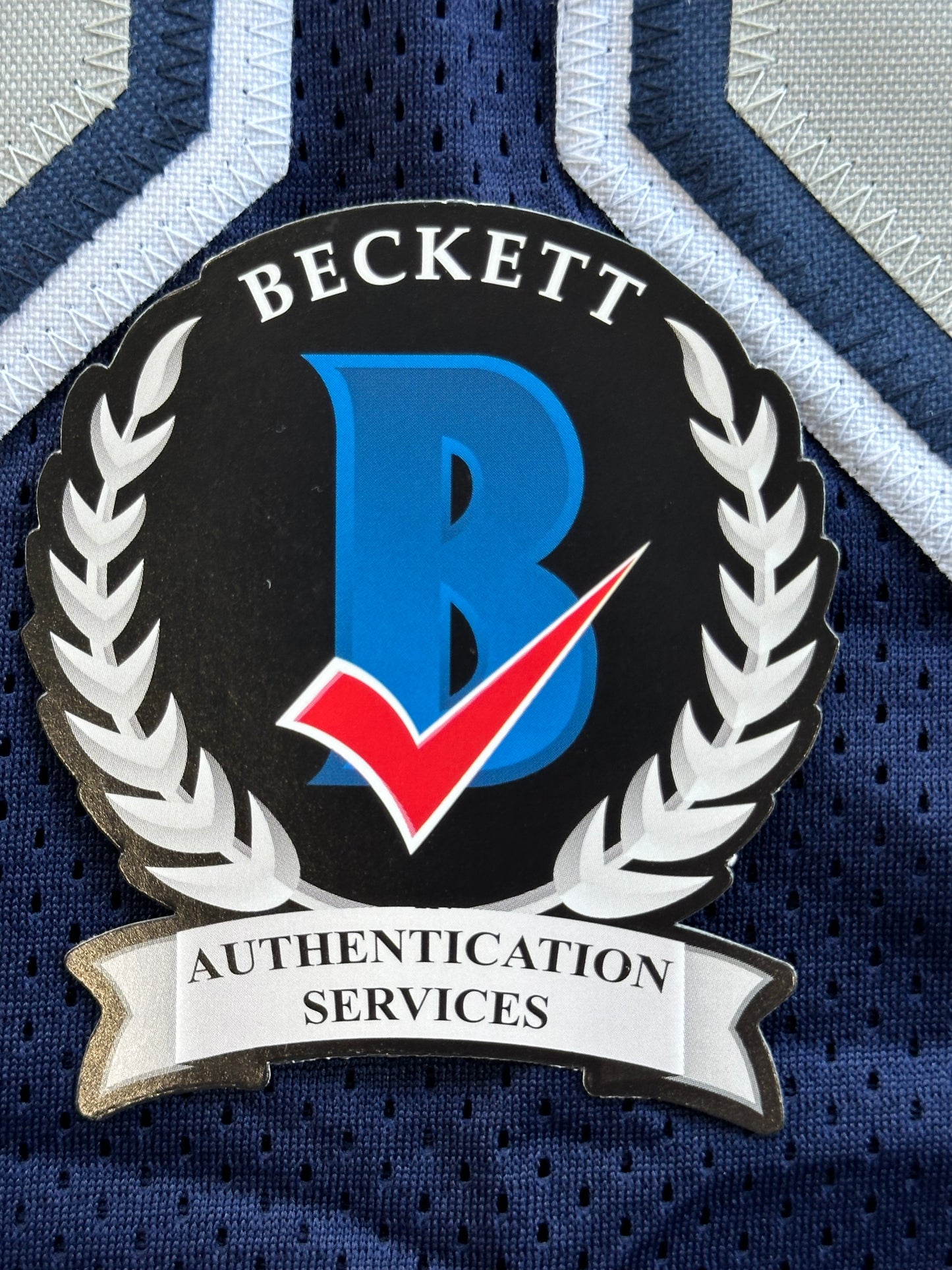 DREW PEARSON DALLAS COWBOYS SIGNED BLUE JERSEY w/HOF 21 Inscription BAS