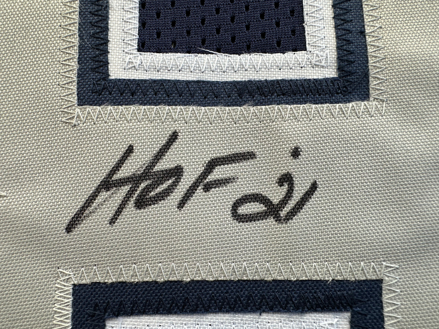 DREW PEARSON DALLAS COWBOYS SIGNED BLUE JERSEY w/HOF 21 Inscription BAS