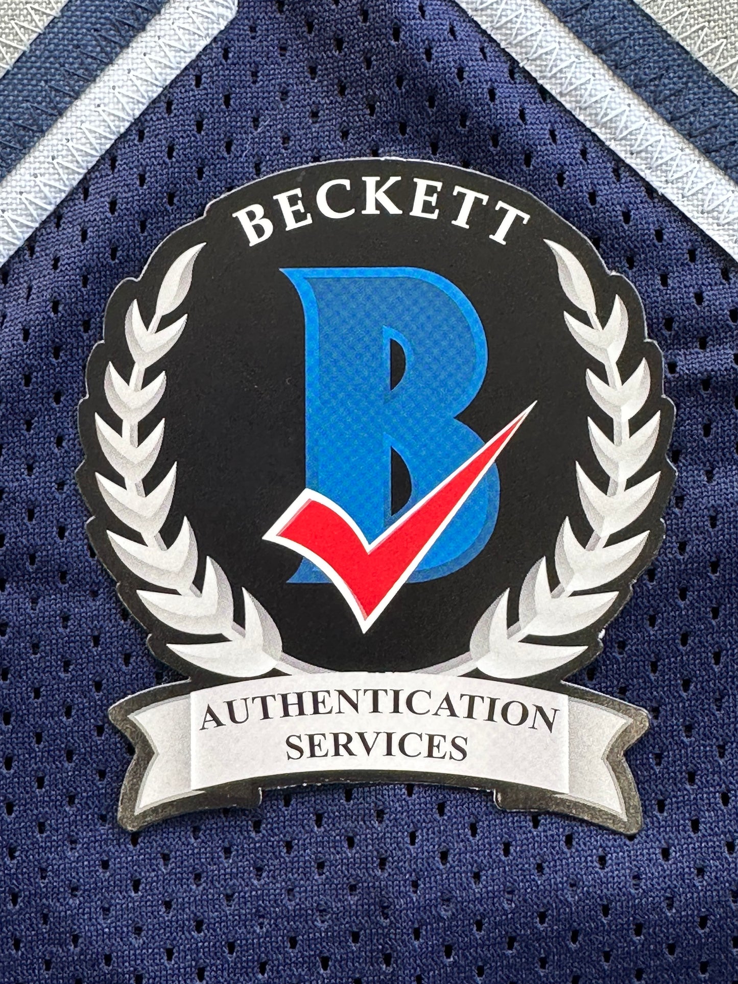 DREW PEARSON DALLAS COWBOYS SIGNED BLUE JERSEY w/HOF 21 Inscription BAS