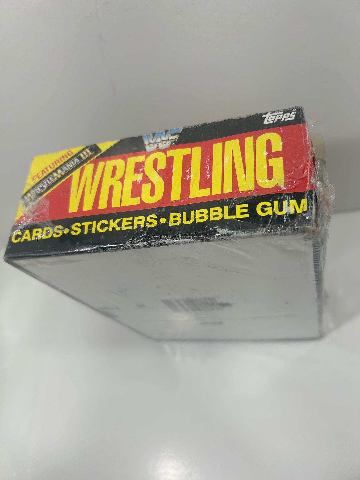 1987 TOPPS WWF w/WRESTLEMANIA III WAX BOX 36 SEALED PACKS