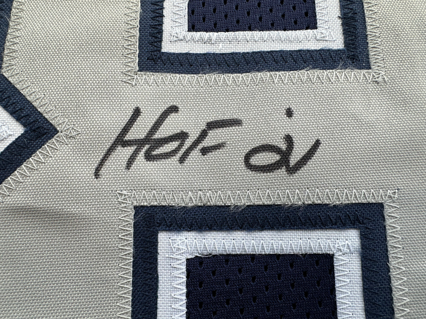 DREW PEARSON DALLAS COWBOYS SIGNED BLUE JERSEY w/HOF 21 Inscription BAS