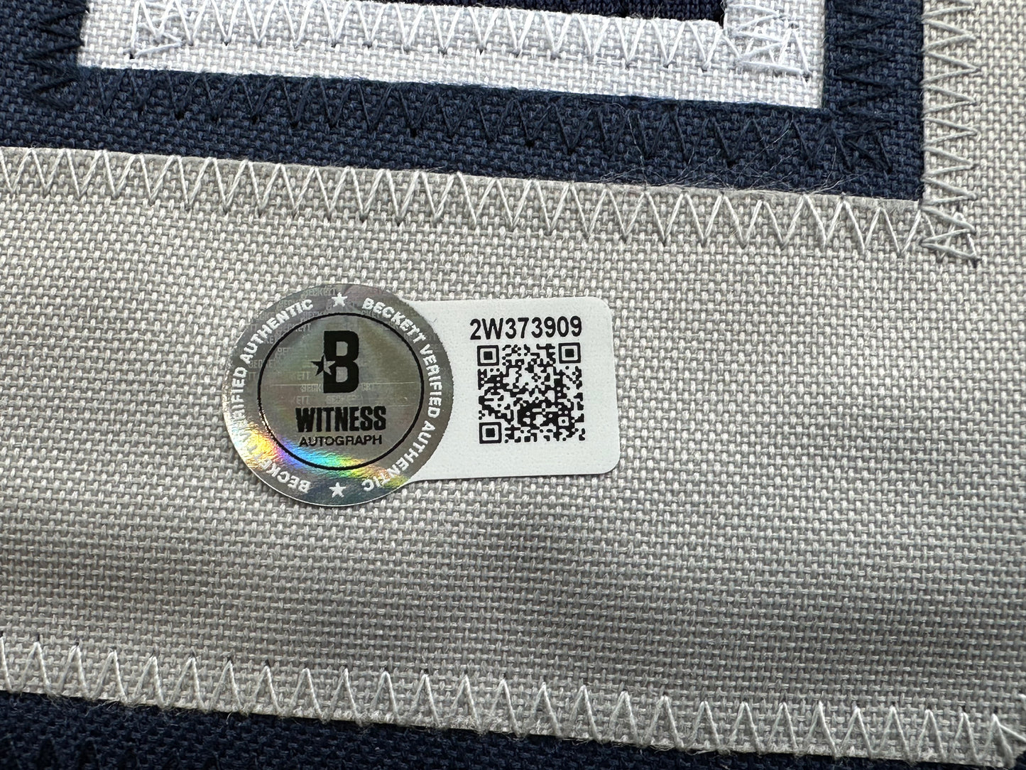 DREW PEARSON DALLAS COWBOYS SIGNED BLUE JERSEY w/HOF 21 Inscription BAS