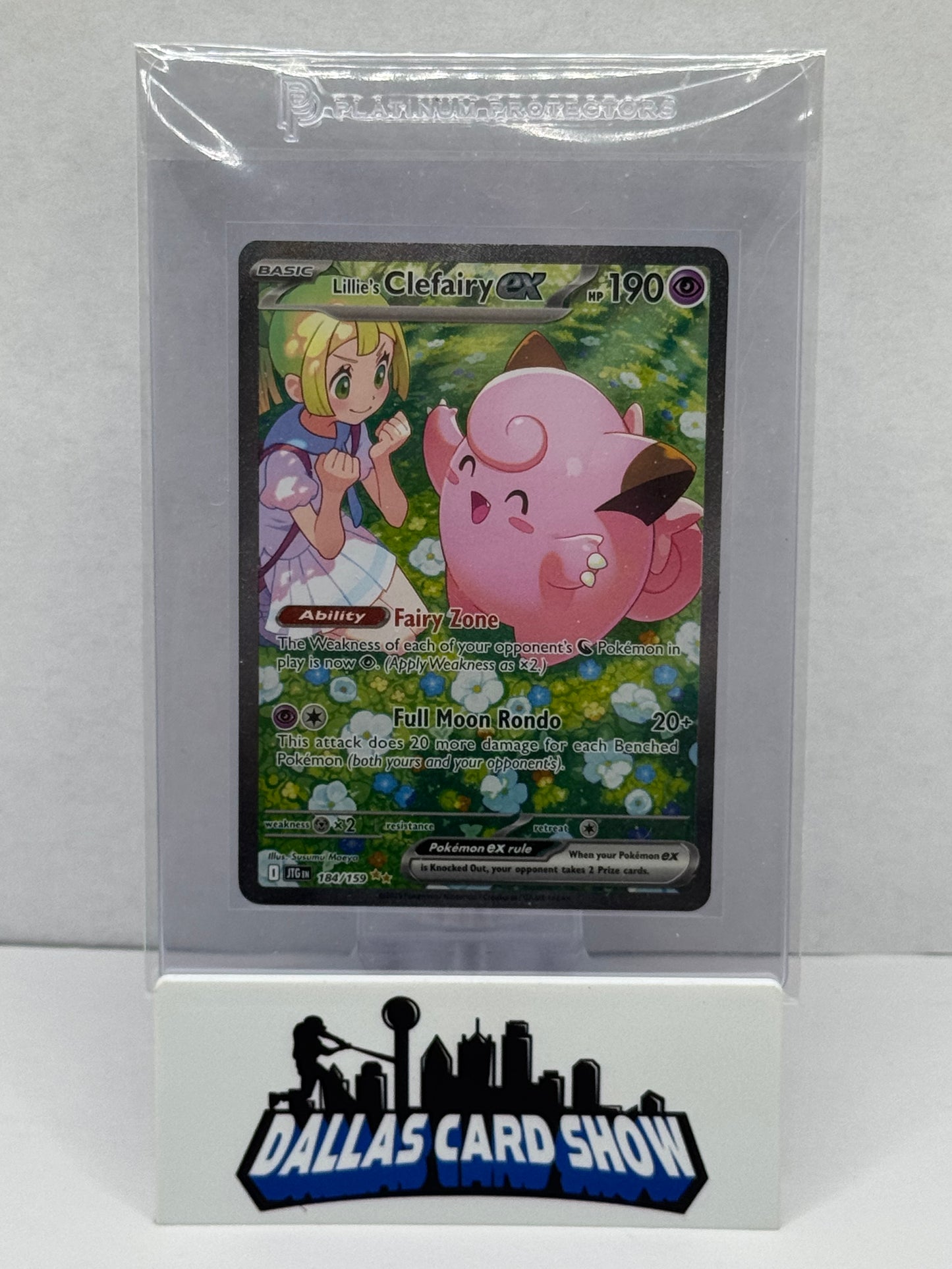 2024 Pokemon - Lillie's Clefairy ex SIR - 184/159 Journey Together