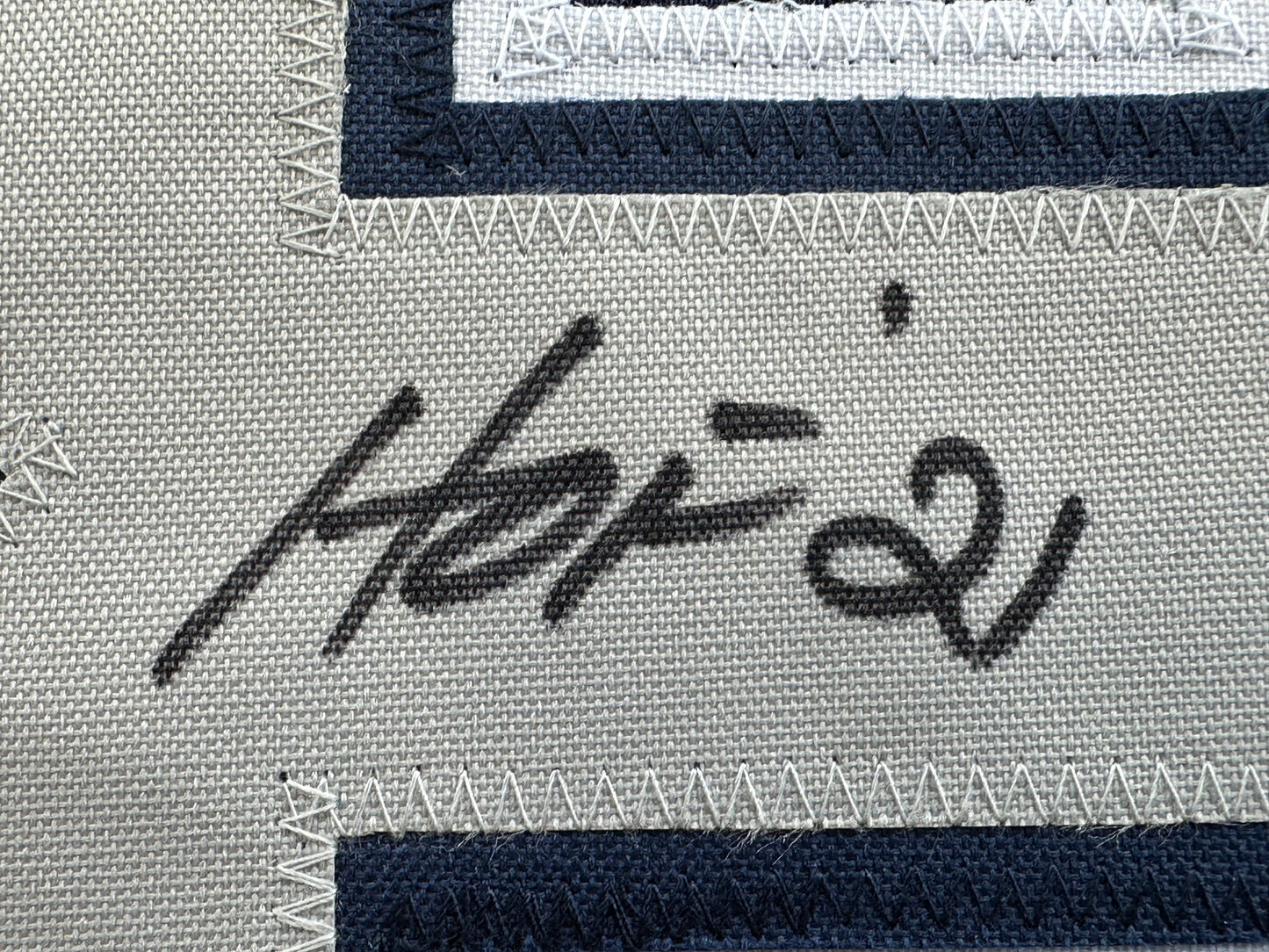 DREW PEARSON DALLAS COWBOYS SIGNED BLUE JERSEY w/HOF 21 Inscription BAS