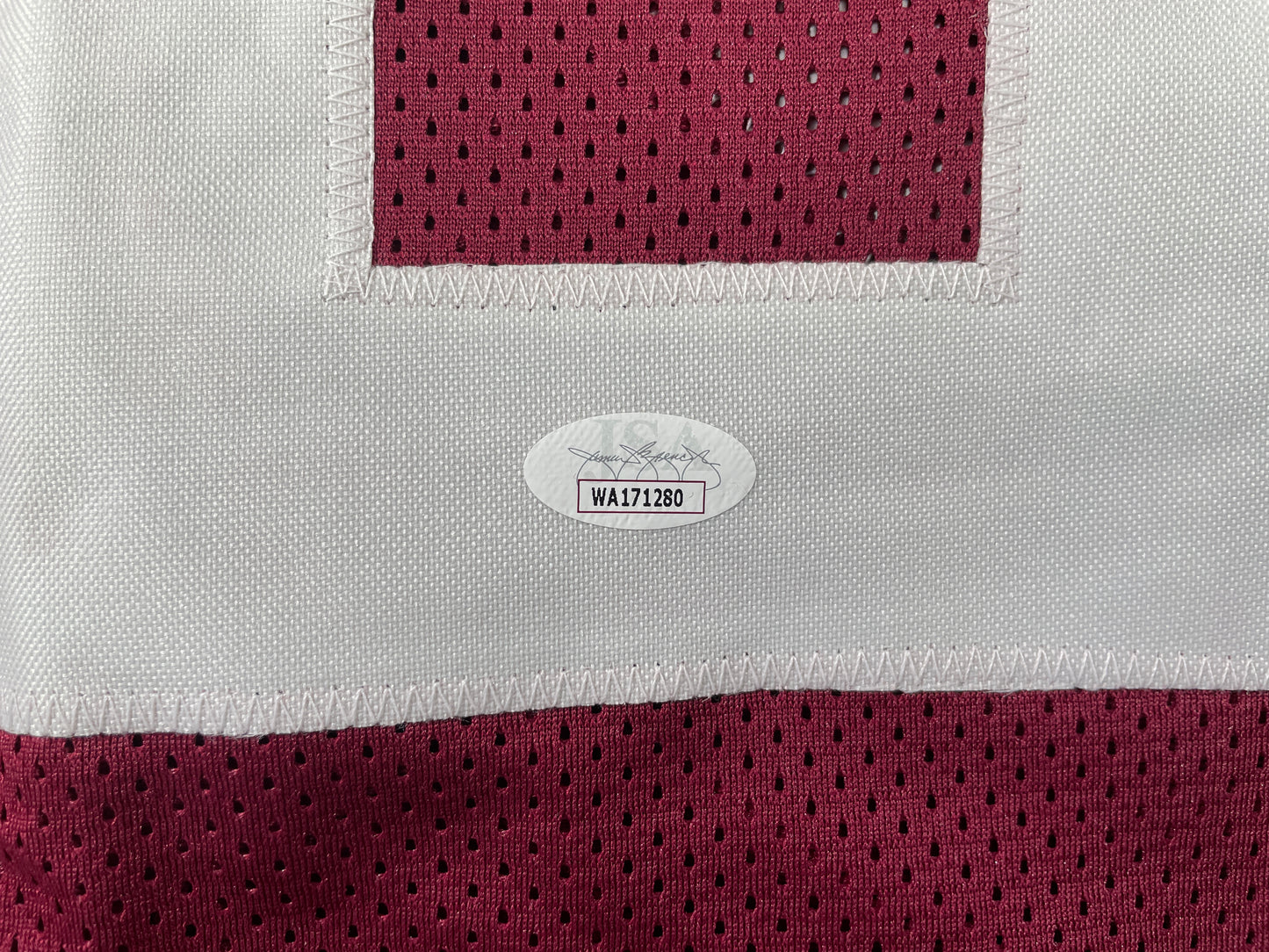 BILLY SIMS Oklahoma OU Sooners SIGNED JERSEY Detriot Lions XL w/78 HEISMAN JSA