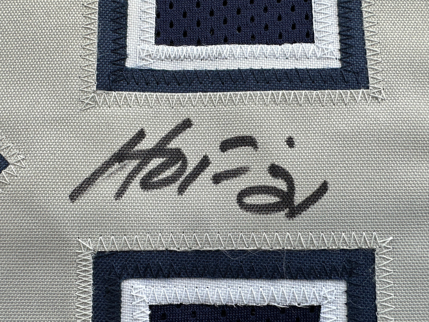 DREW PEARSON DALLAS COWBOYS SIGNED BLUE JERSEY w/HOF 21 Inscription BAS