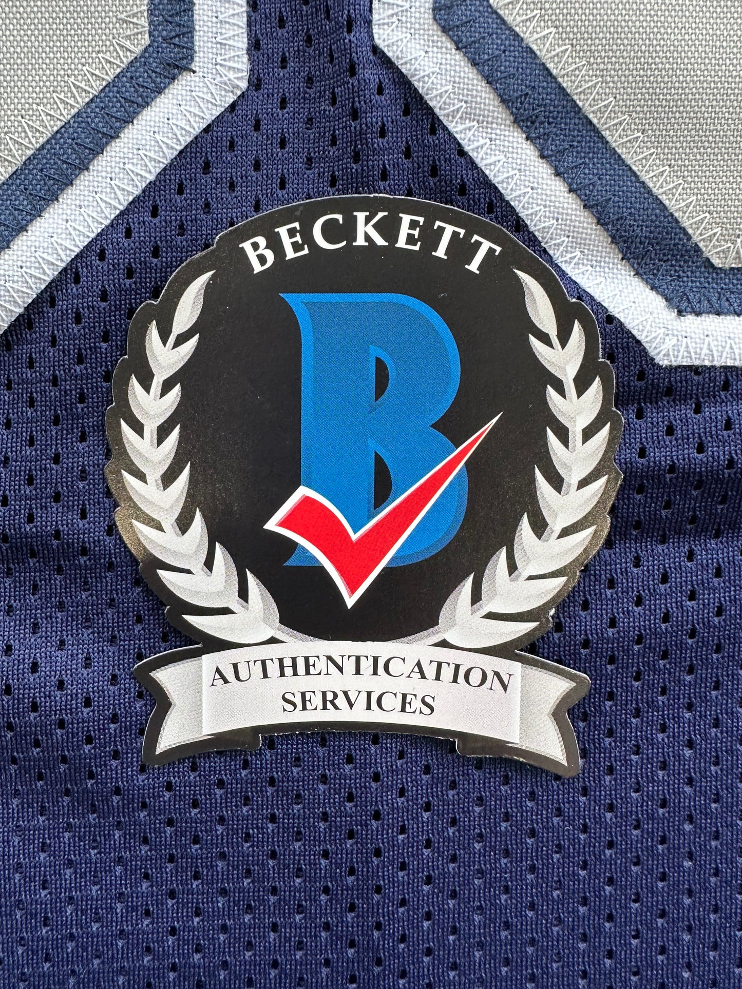 DREW PEARSON DALLAS COWBOYS SIGNED BLUE JERSEY w/HOF 21 Inscription BAS