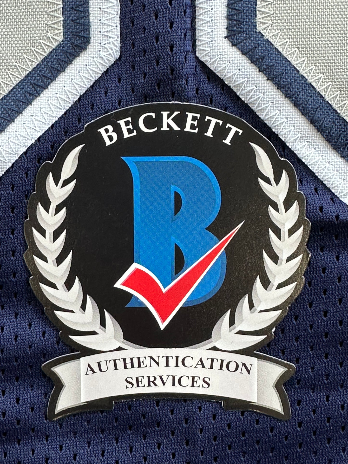 DREW PEARSON DALLAS COWBOYS SIGNED BLUE JERSEY w/HOF 21 Inscription BAS