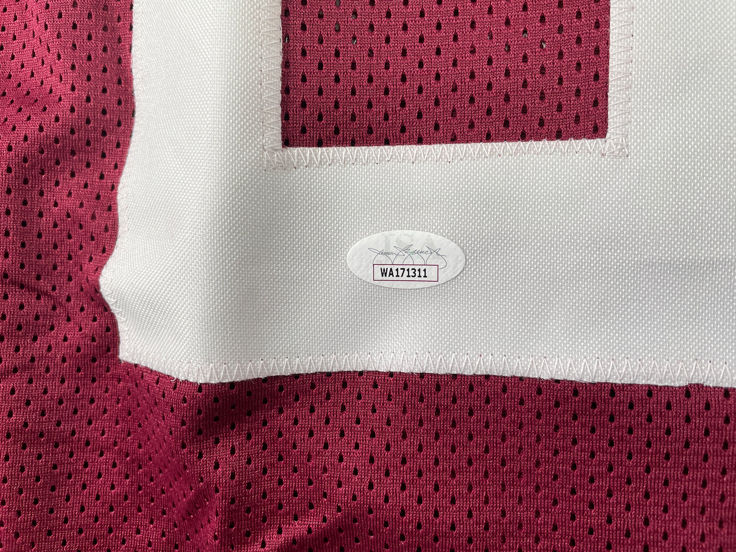 BILLY SIMS Oklahoma OU Sooners SIGNED JERSEY Detriot Lions XL w/78 HEISMAN JSA