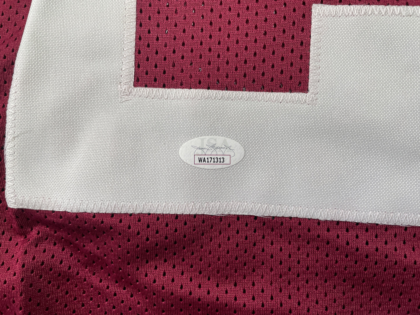 BILLY SIMS Oklahoma OU Sooners SIGNED JERSEY Detriot Lions XL w/78 HEISMAN JSA