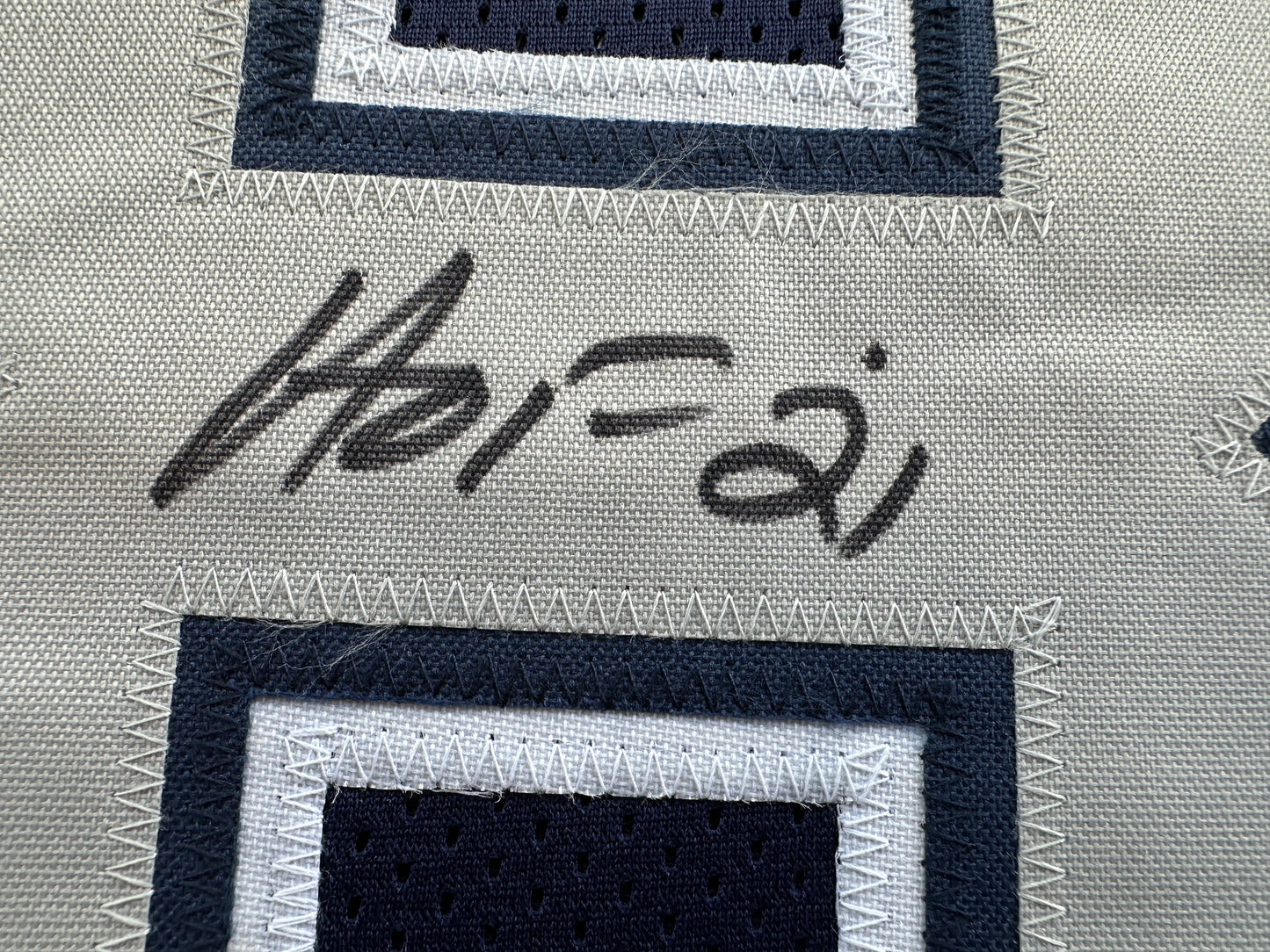 DREW PEARSON DALLAS COWBOYS SIGNED BLUE JERSEY w/HOF 21 Inscription BAS