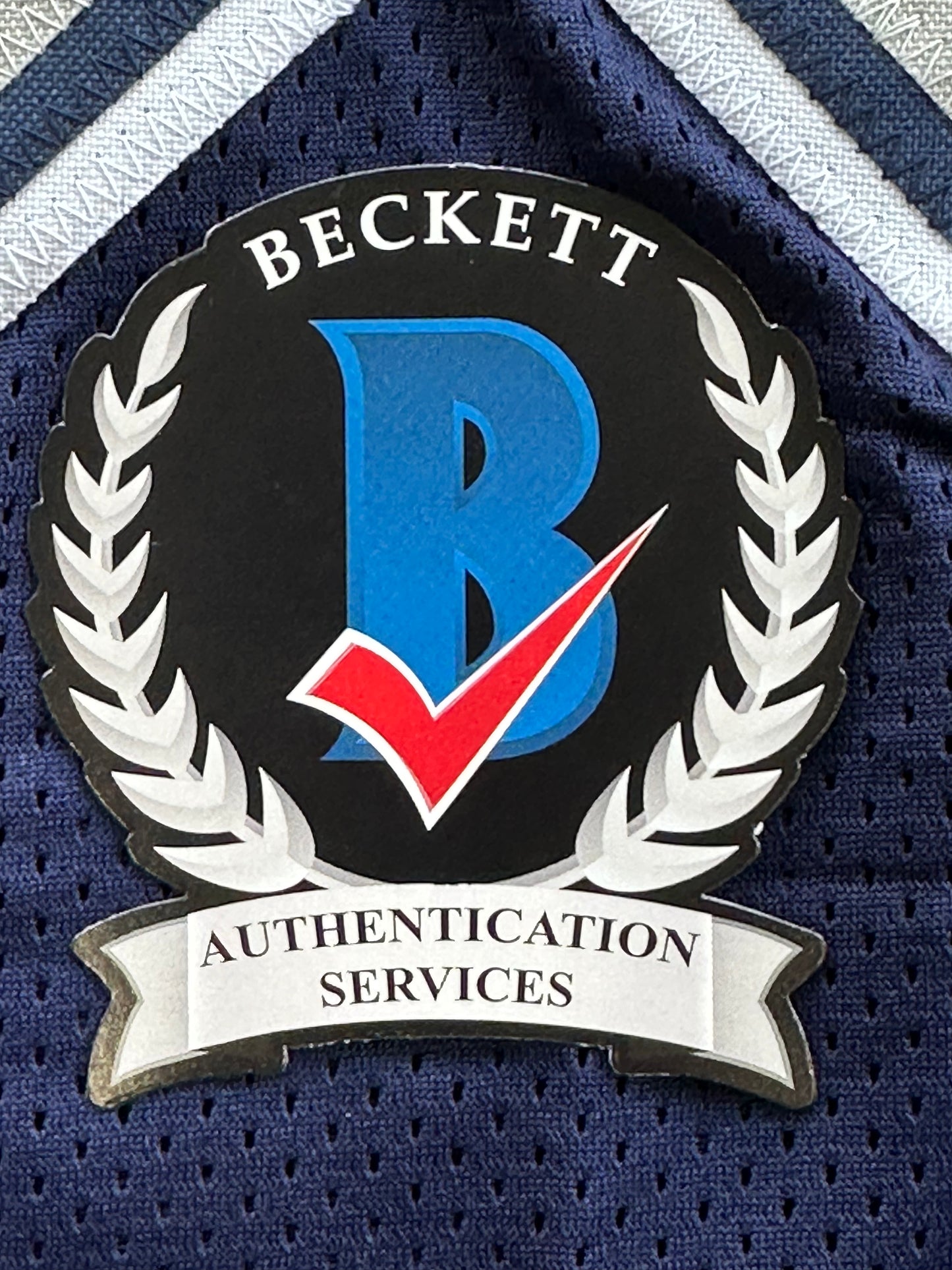 DREW PEARSON DALLAS COWBOYS SIGNED BLUE JERSEY w/HOF 21 Inscription BAS