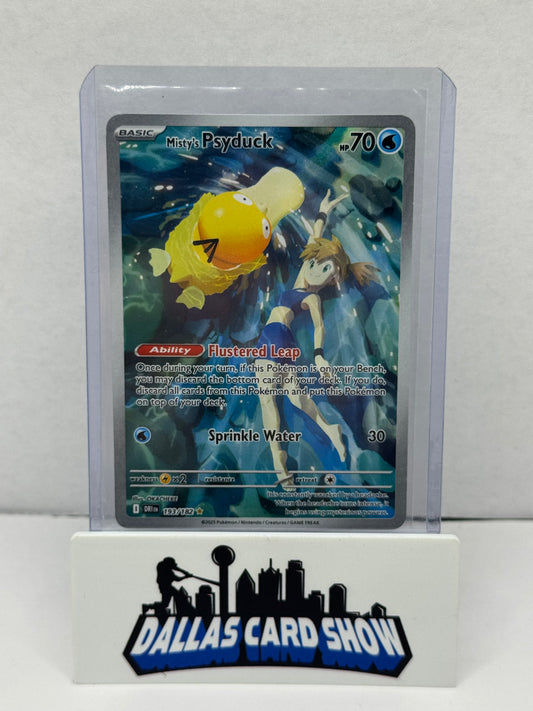 2025 Pokemon - Misty's Psyduck (Illustration Rare) - 193/182 Destined Rivals