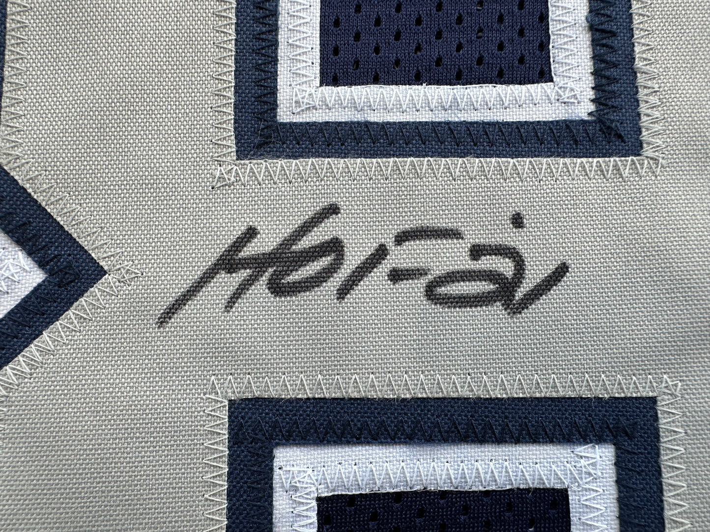DREW PEARSON DALLAS COWBOYS SIGNED BLUE JERSEY w/HOF 21 Inscription BAS