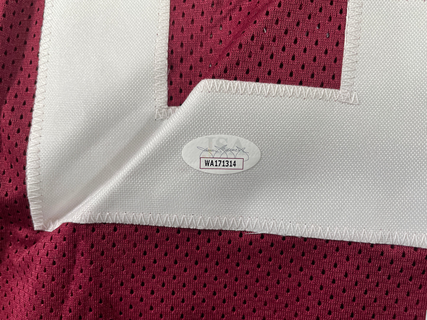 BILLY SIMS Oklahoma OU Sooners SIGNED JERSEY Detriot Lions XL w/78 HEISMAN JSA