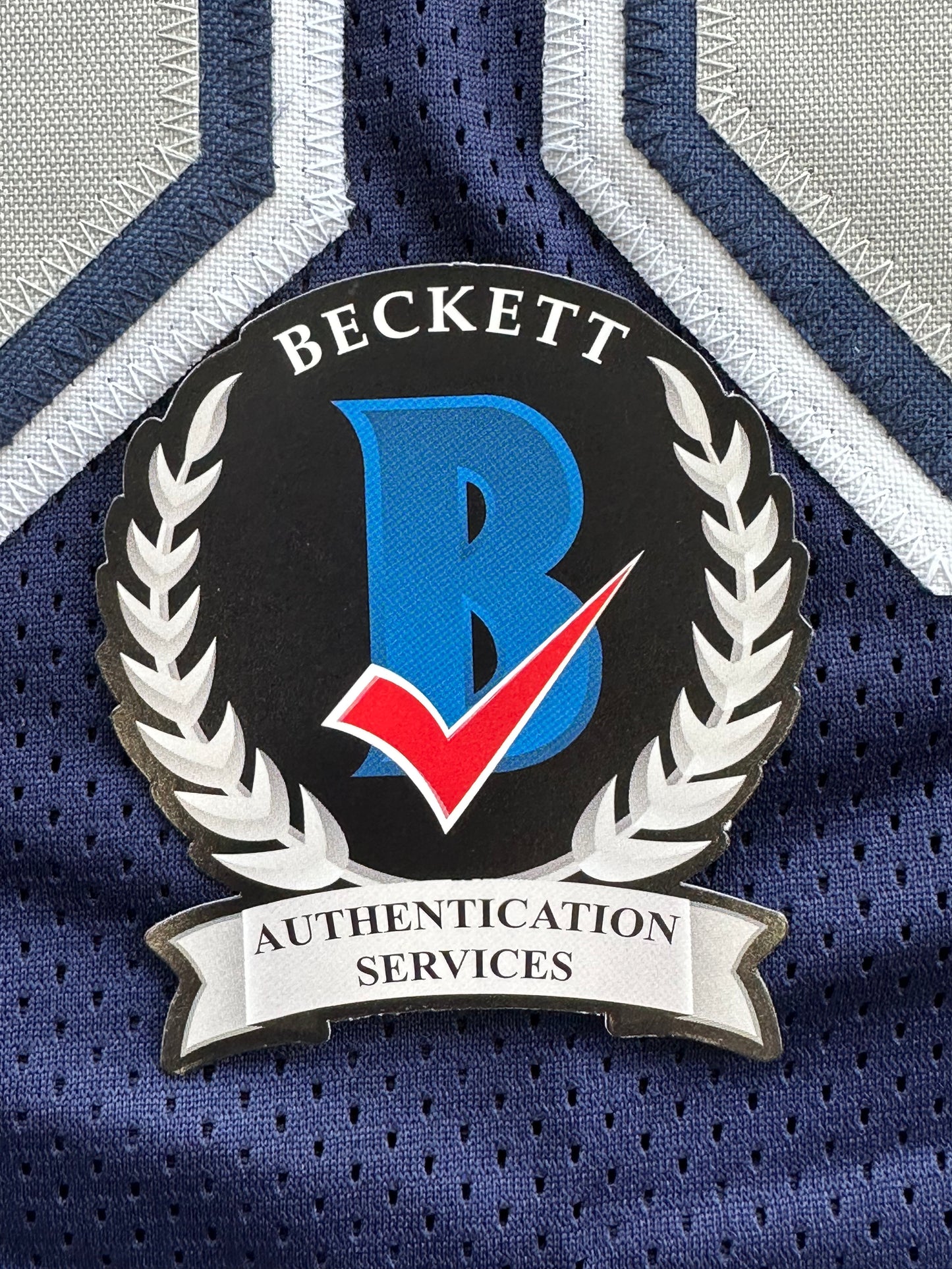 DREW PEARSON DALLAS COWBOYS SIGNED BLUE JERSEY w/HOF 21 Inscription BAS