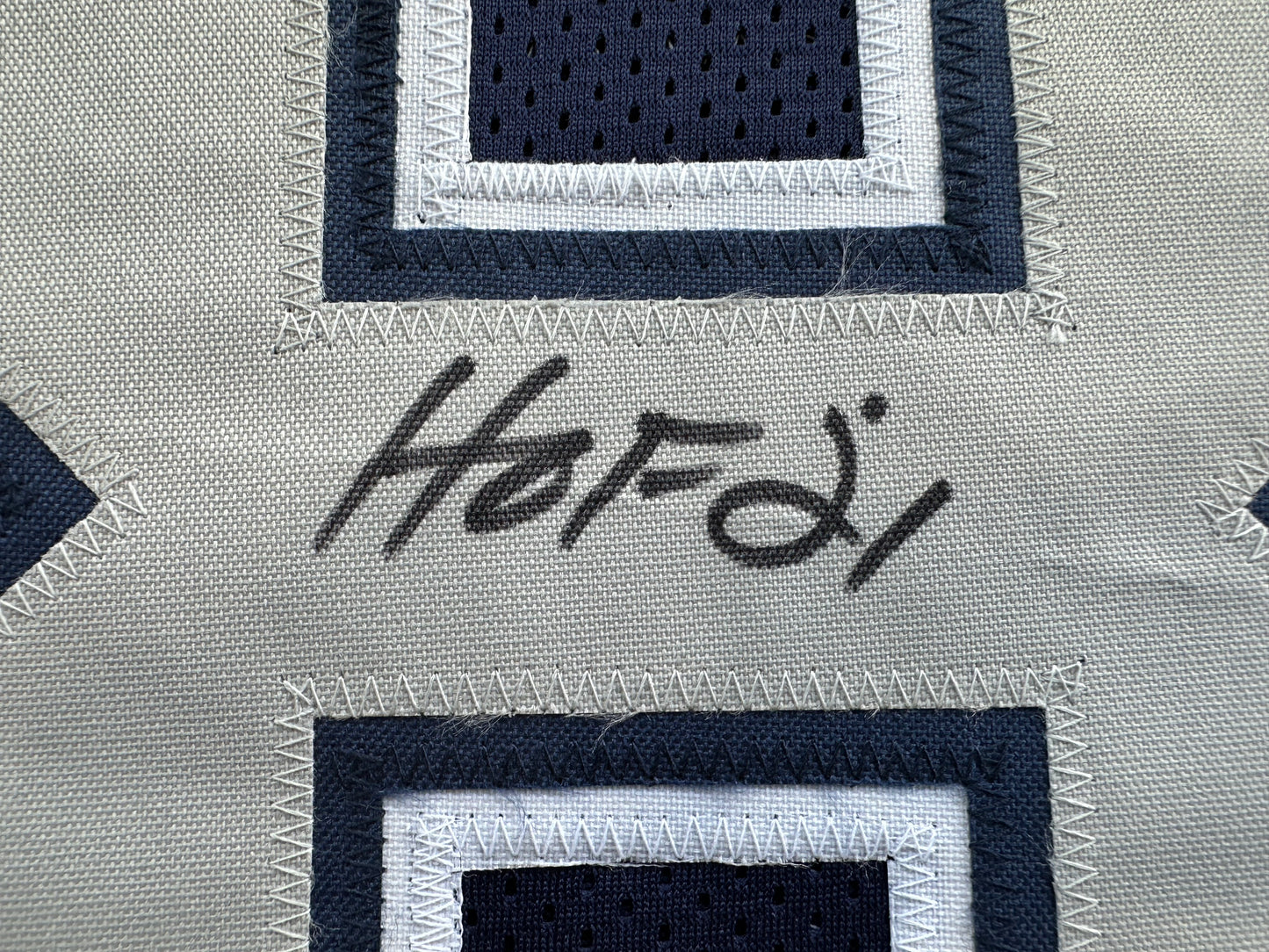 DREW PEARSON DALLAS COWBOYS SIGNED BLUE JERSEY w/HOF 21 Inscription BAS