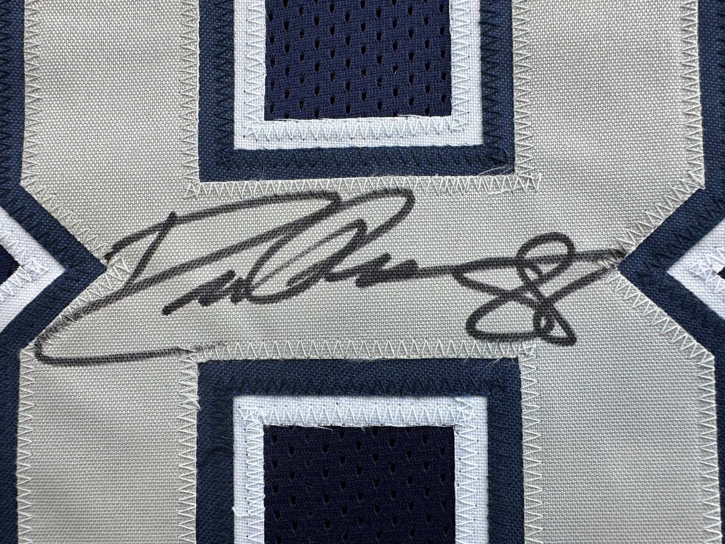 DREW PEARSON DALLAS COWBOYS SIGNED BLUE JERSEY w/HOF 21 Inscription BAS