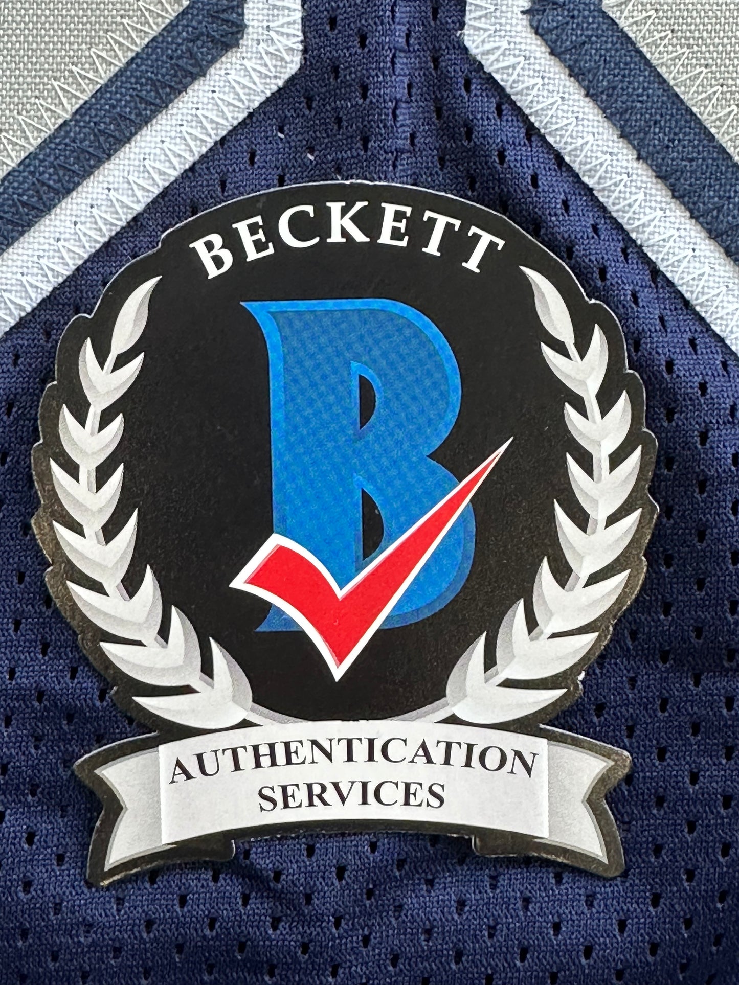 DREW PEARSON DALLAS COWBOYS SIGNED BLUE JERSEY w/HOF 21 Inscription BAS