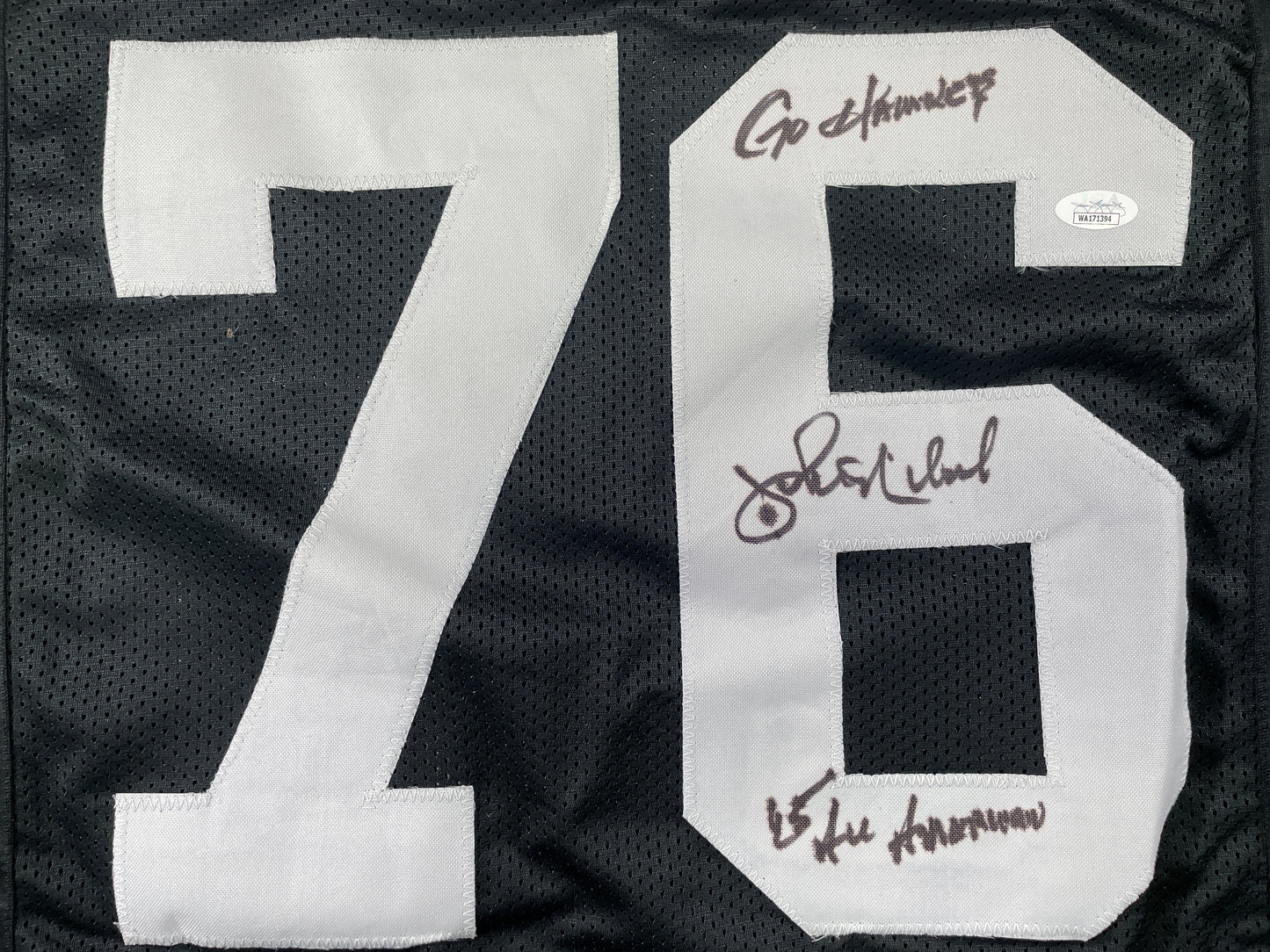 JOHN NILAND IOWA HAWKEYES SIGNED JERSEY Cowboys w/INSCs JSA COA