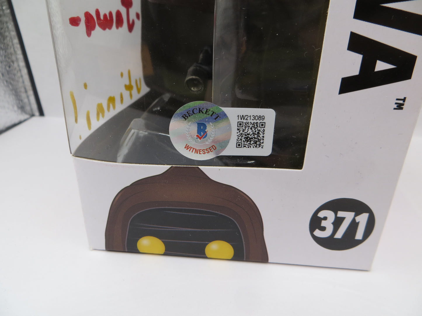 SUSANNA MALAAK SIGNED FUNKO POP JAWA STAR WARS w/Jawa & utinni! BAS COA