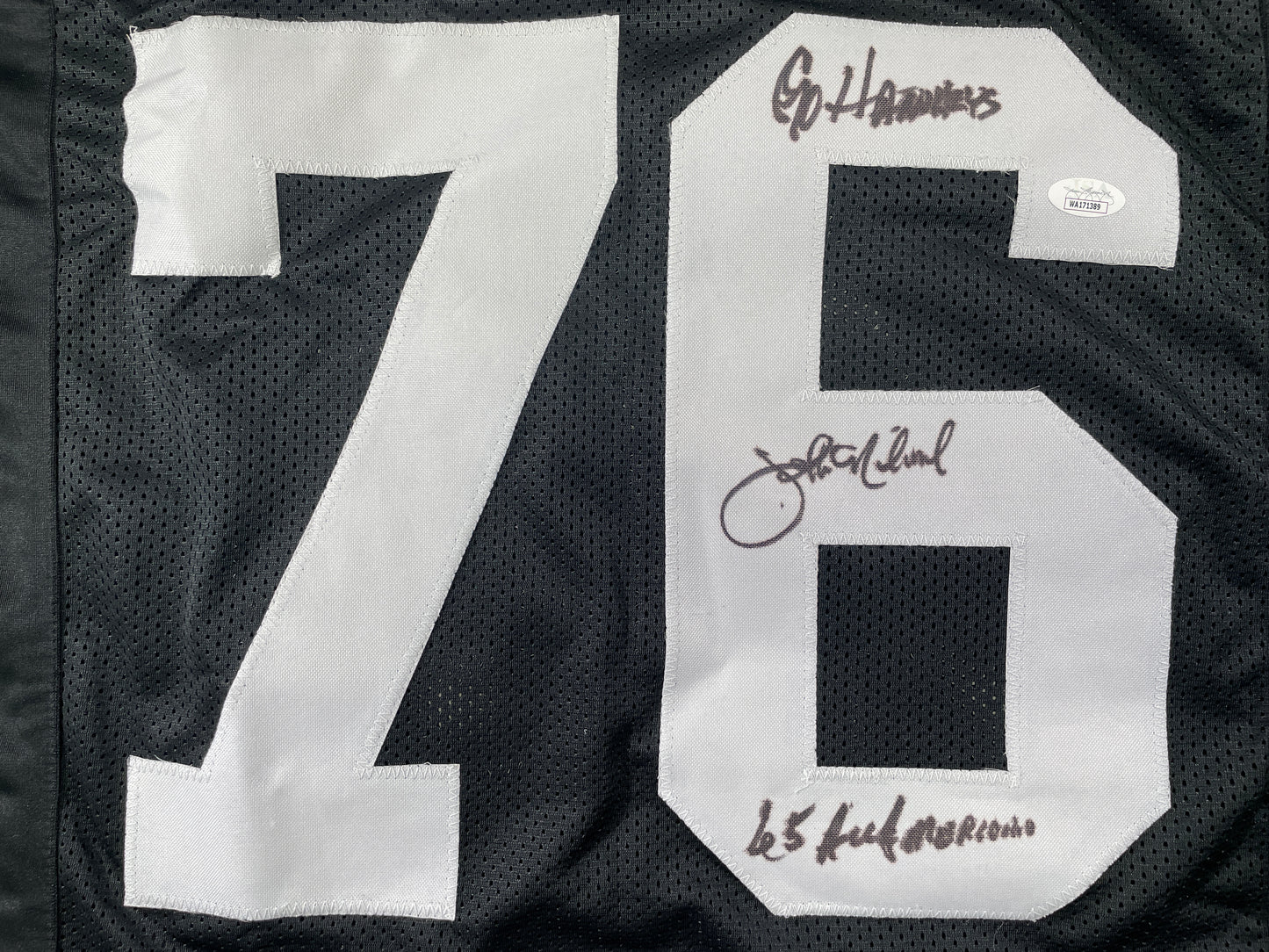 JOHN NILAND IOWA HAWKEYES SIGNED JERSEY Cowboys w/INSCs JSA COA