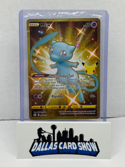 2021 Pokemon - Mew (Secret) - 025/025 Celebrations Classic Collection