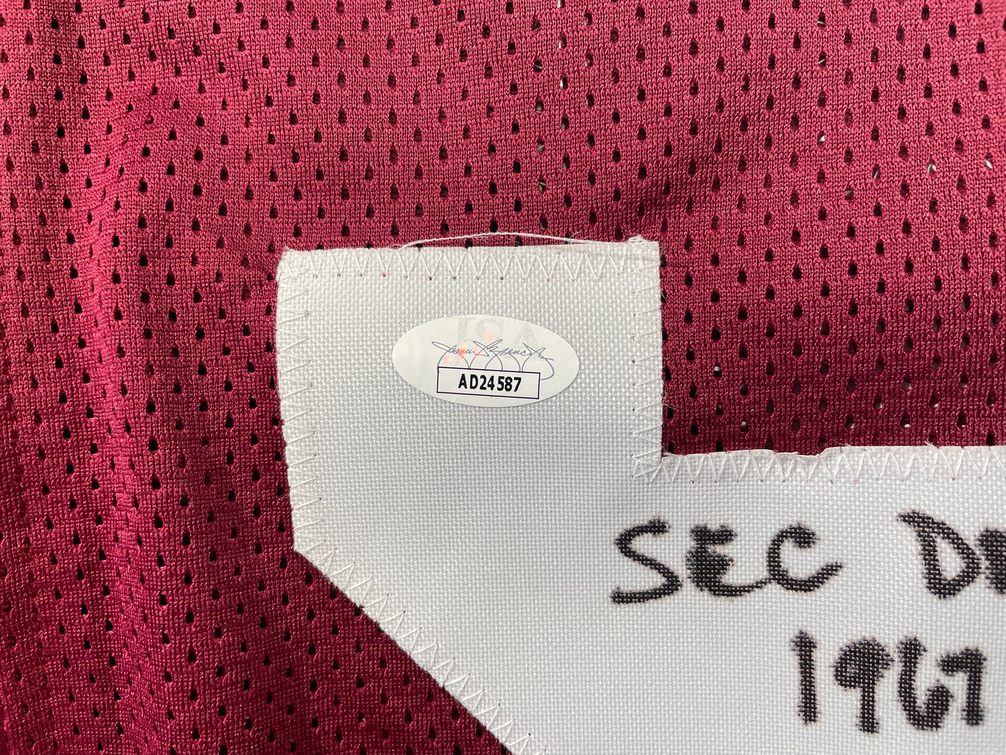 DD LEWIS MISSISSIPPI STATE BULLDOGS SIGNED JERSEY Dallas Cowboys XL w/INSC JSA