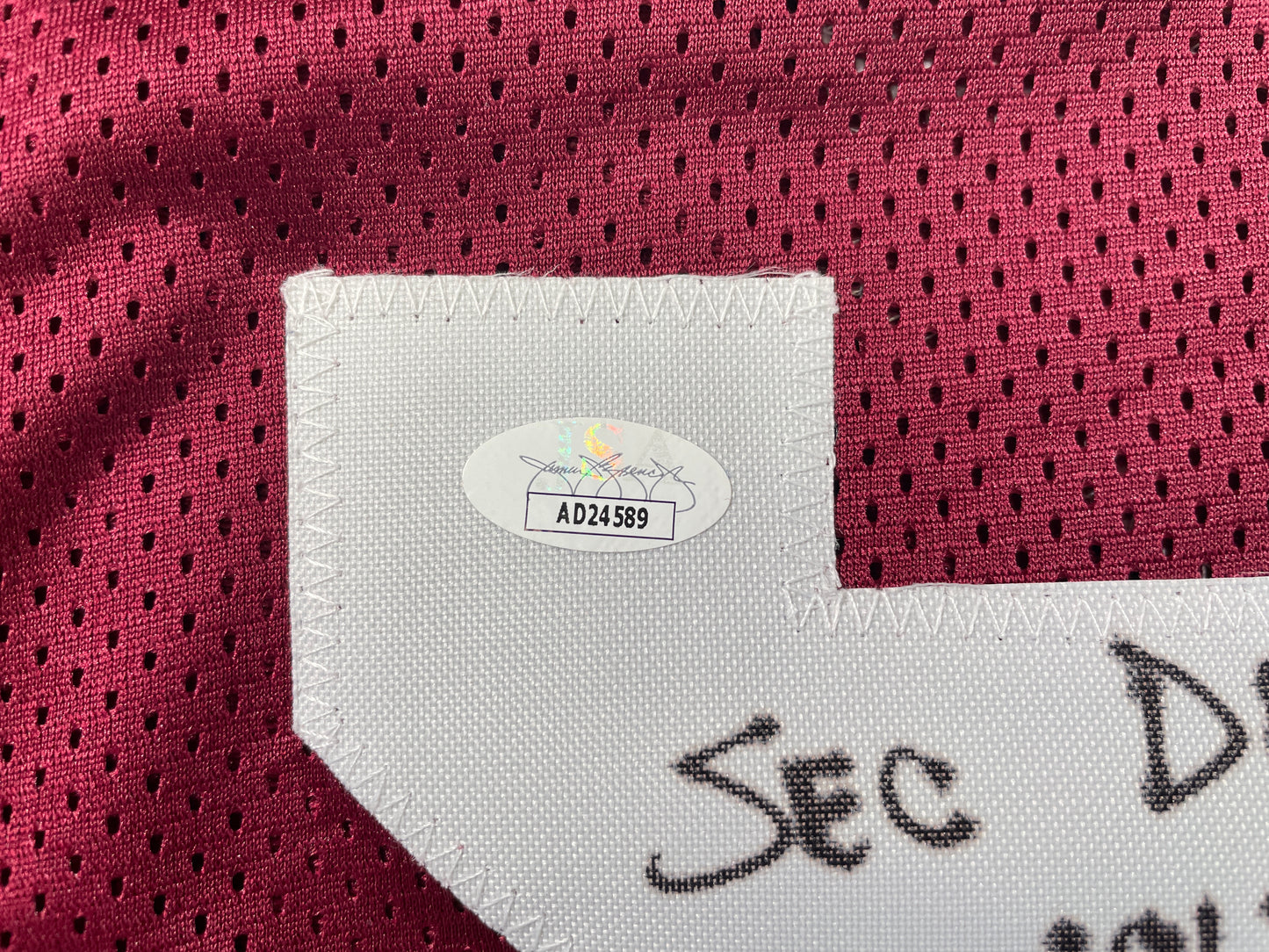 DD LEWIS MISSISSIPPI STATE BULLDOGS SIGNED JERSEY Dallas Cowboys XL w/INSC JSA