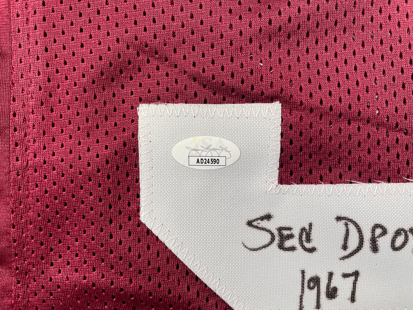 DD LEWIS MISSISSIPPI STATE BULLDOGS SIGNED JERSEY Dallas Cowboys XL w/INSC JSA