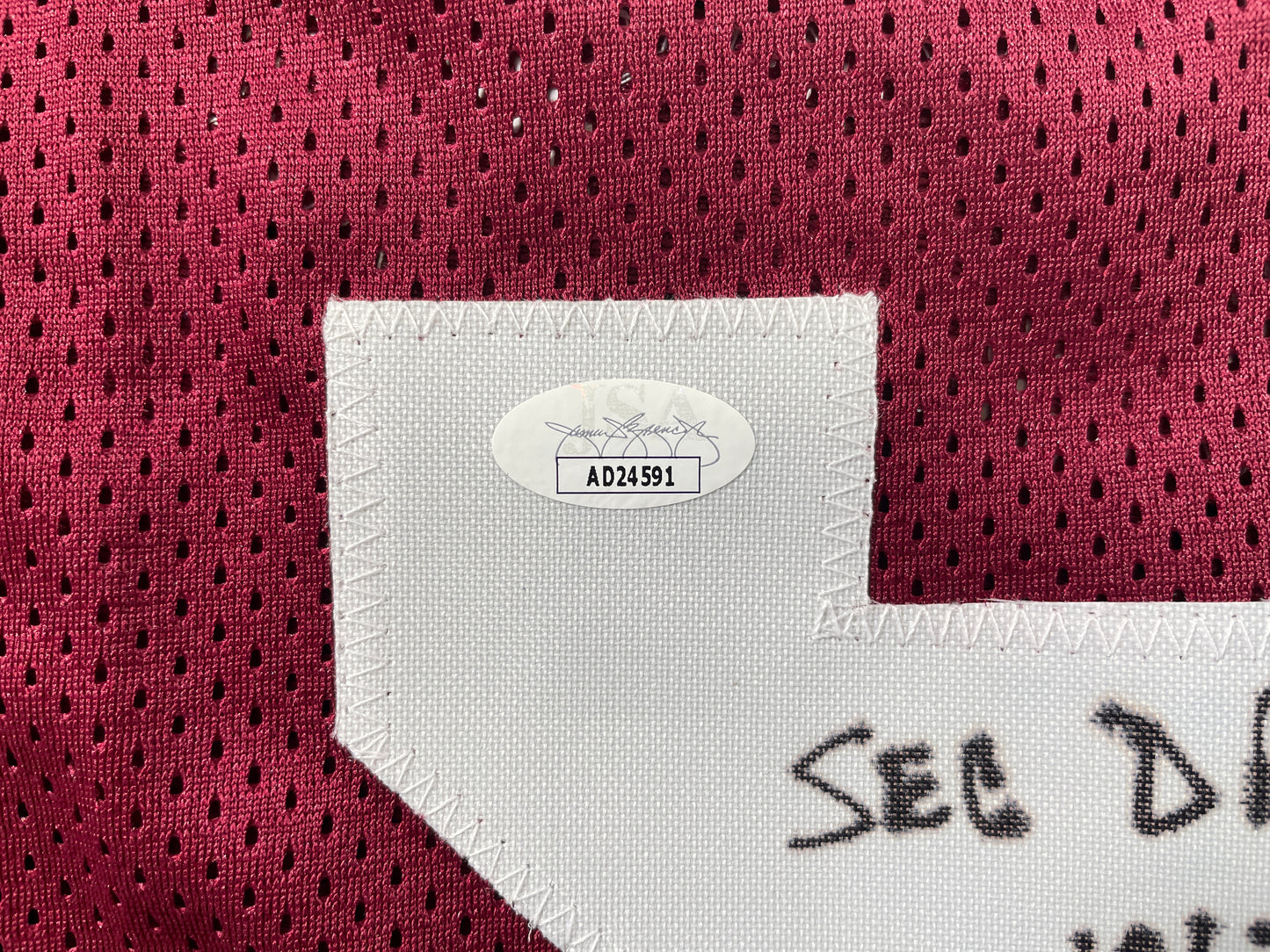 DD LEWIS MISSISSIPPI STATE BULLDOGS SIGNED JERSEY Dallas Cowboys XL w/INSC JSA