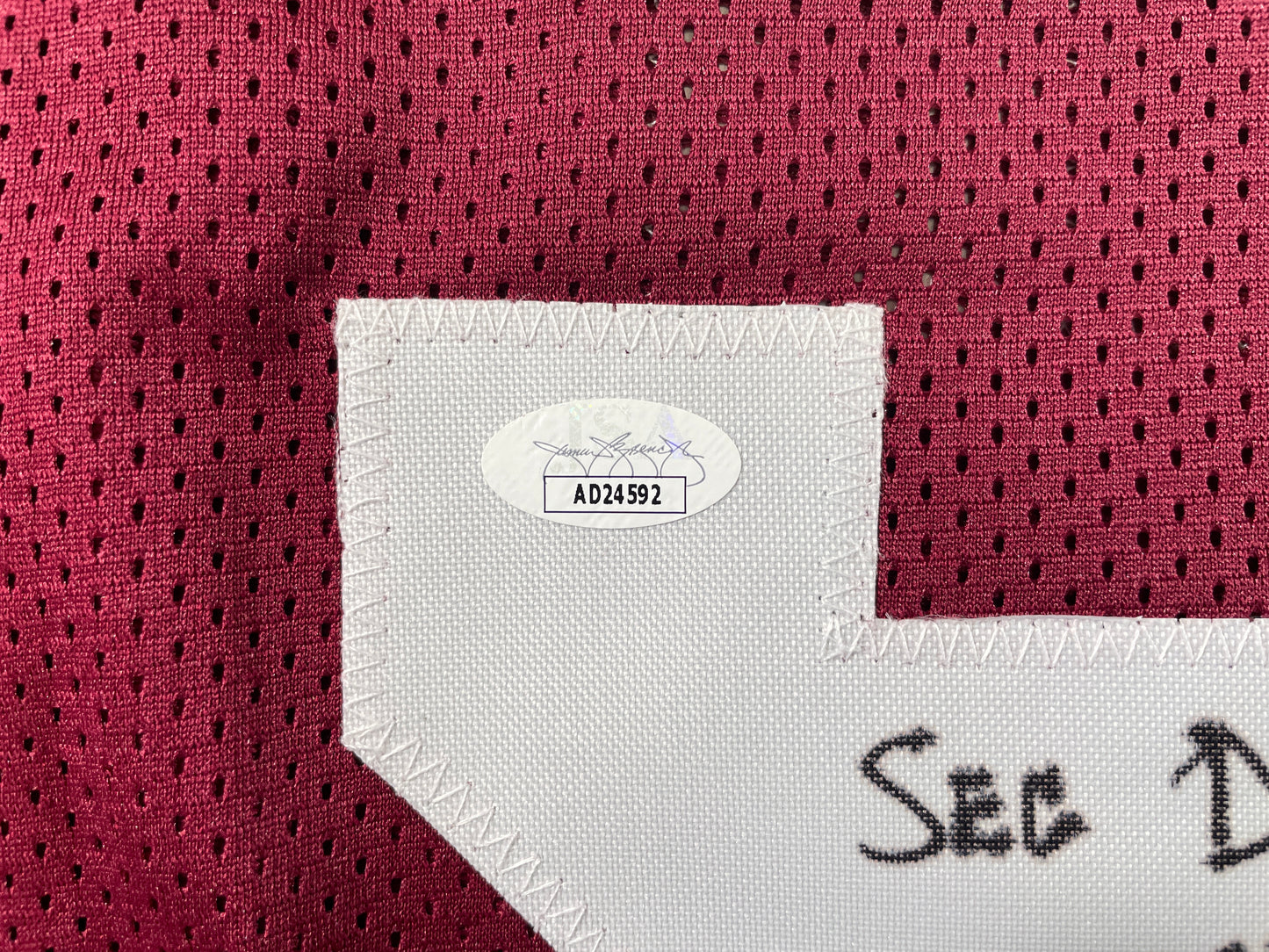 DD LEWIS MISSISSIPPI STATE BULLDOGS SIGNED JERSEY Dallas Cowboys XL w/INSC JSA