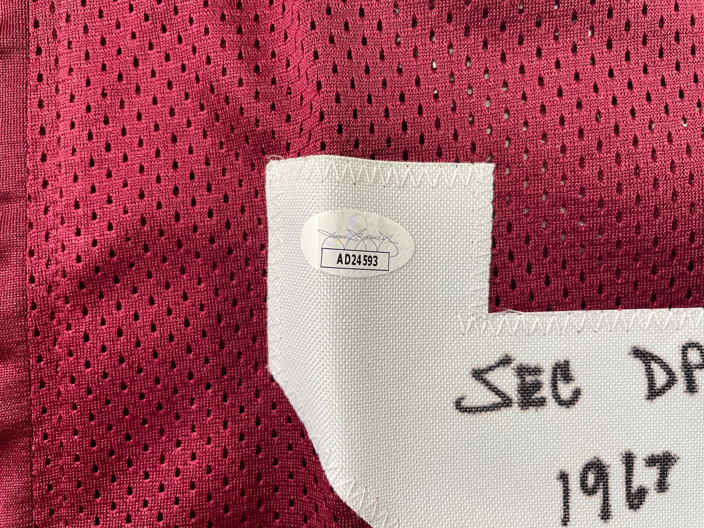 DD LEWIS MISSISSIPPI STATE BULLDOGS SIGNED JERSEY Dallas Cowboys XL w/INSC JSA