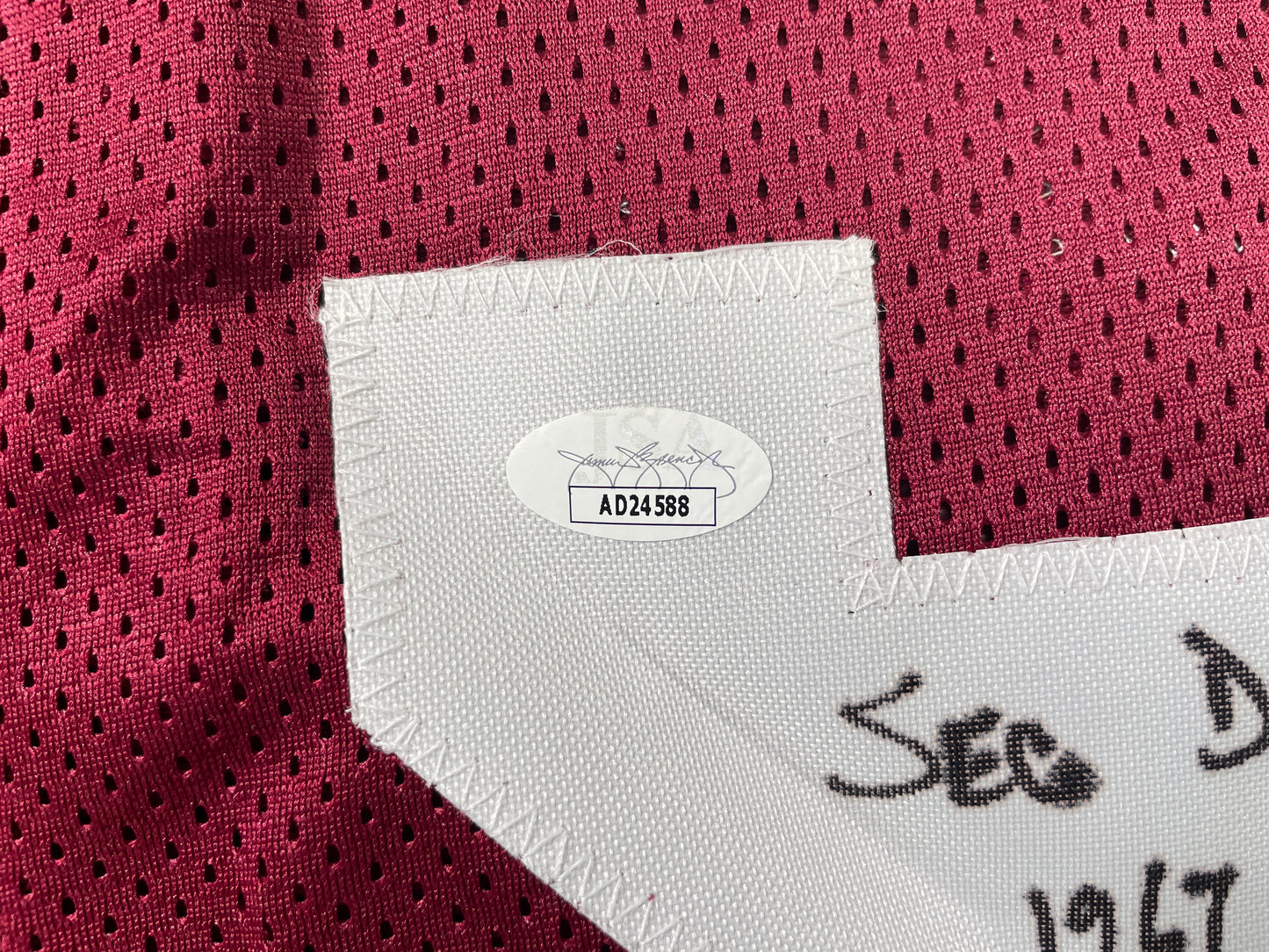 DD LEWIS MISSISSIPPI STATE BULLDOGS SIGNED JERSEY Dallas Cowboys XL w/INSC JSA